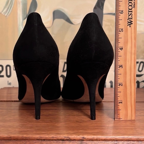 Christian Dior Black Suede Classic Pumps (Size 40) - Picture 3 of 10